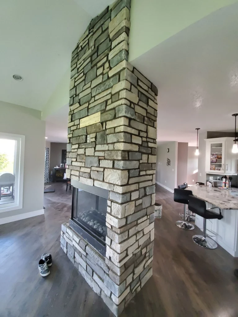 Stone Fireplace Work