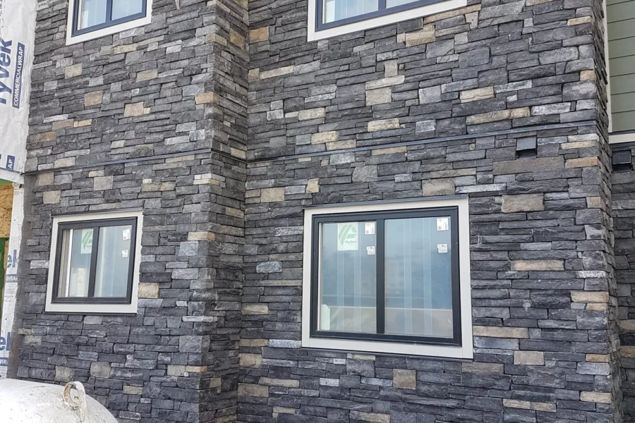 New Construction Stone and Brick Envelope